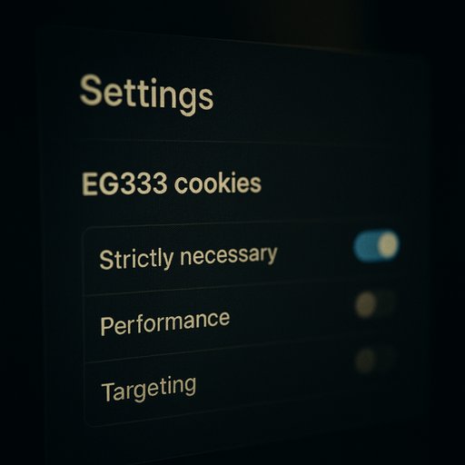 EG333 cookies settings panel