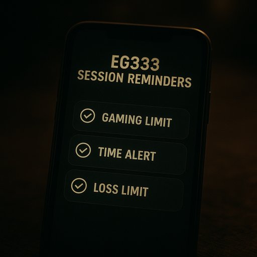 EG333 session reminders screen view