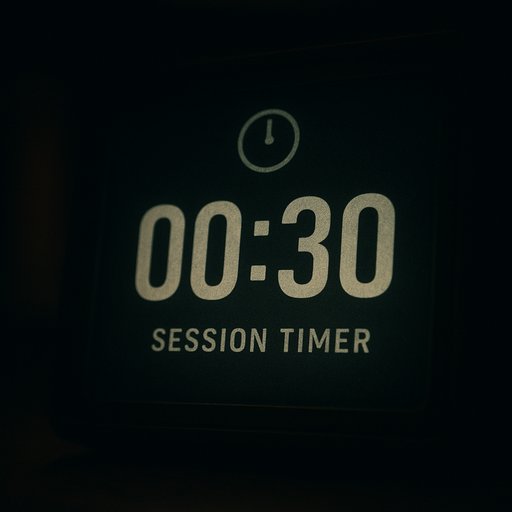 EG333 session timer UI